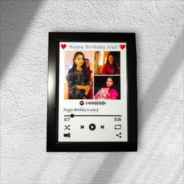 Spotify photo frame