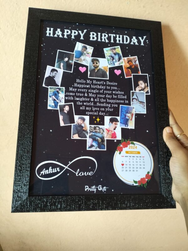 Wooden photo frame